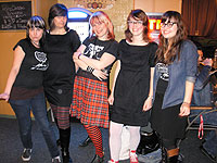 Betty K goilz and bad news babysitters; shot by mike mclean